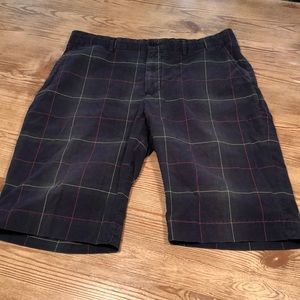 POLO RALPH LAUREN MENS SHORTS W 34 NAVY GREEN RED